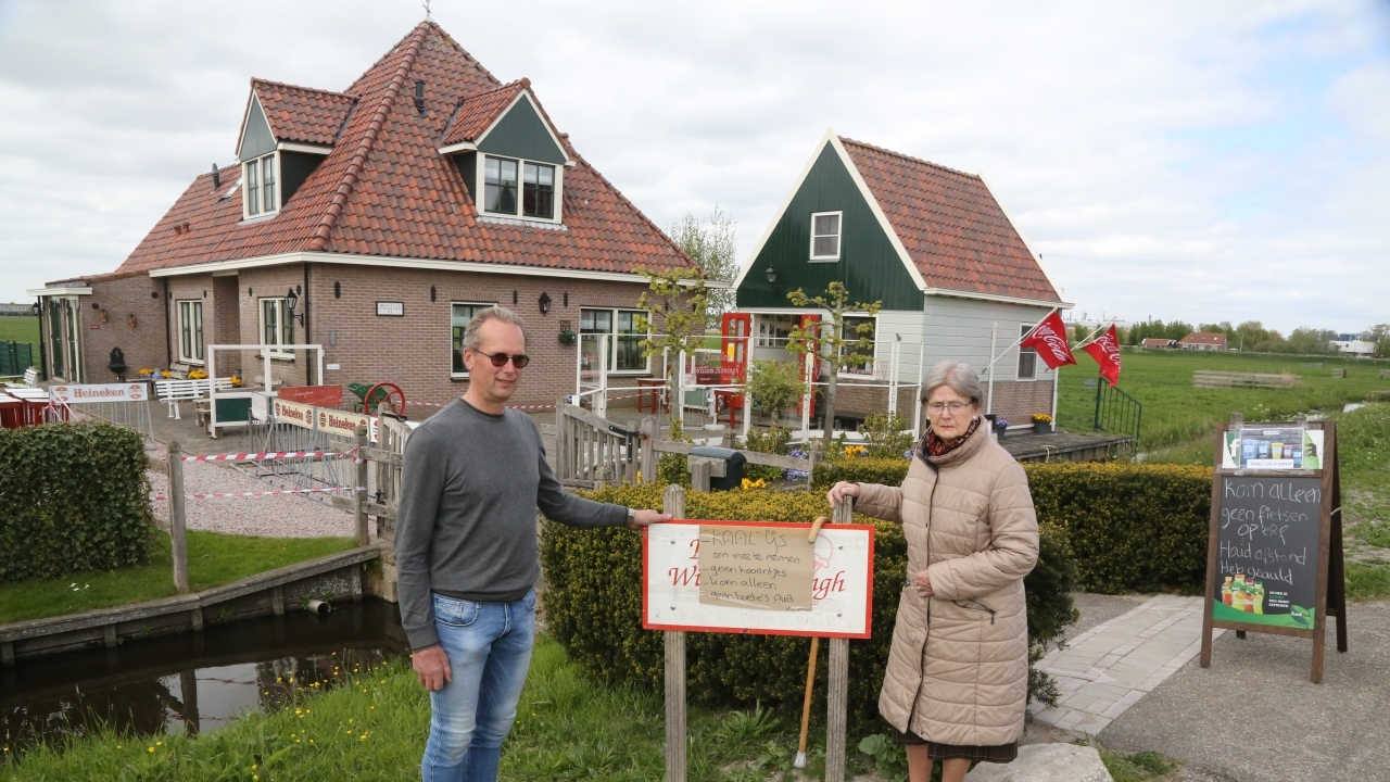 Terras van IJssalon Honing gesloten