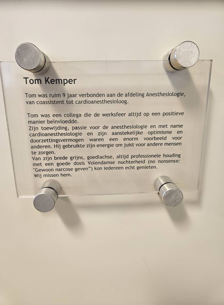 Tom Kemper Vereeuwigd In Amc Nieuw Volendam