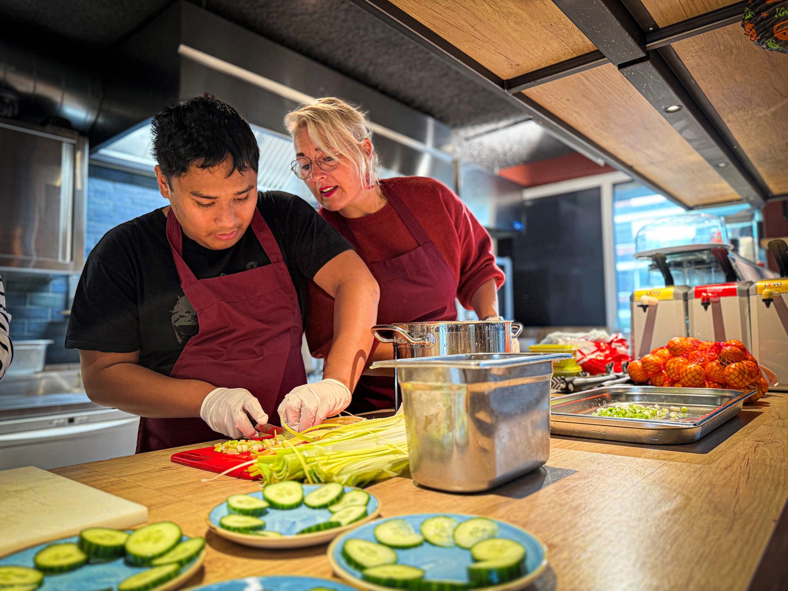 Een lunch met een missie
