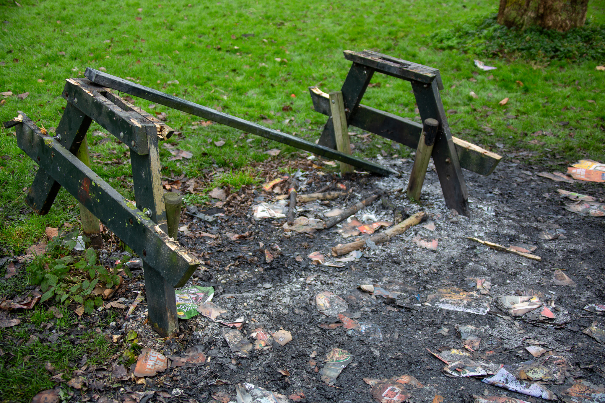 Jongeren richten flinke schade aan in Boelenspark