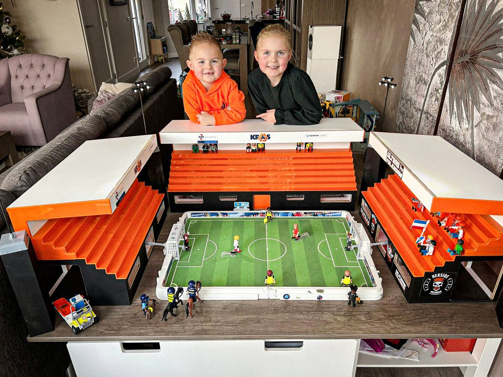 Vader bouwt Kras Stadion na voor zijn zoon