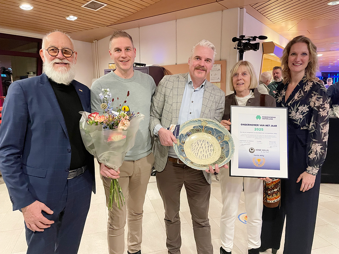 Henri Willig Ondernemer van het Jaar 2025 in Waterland