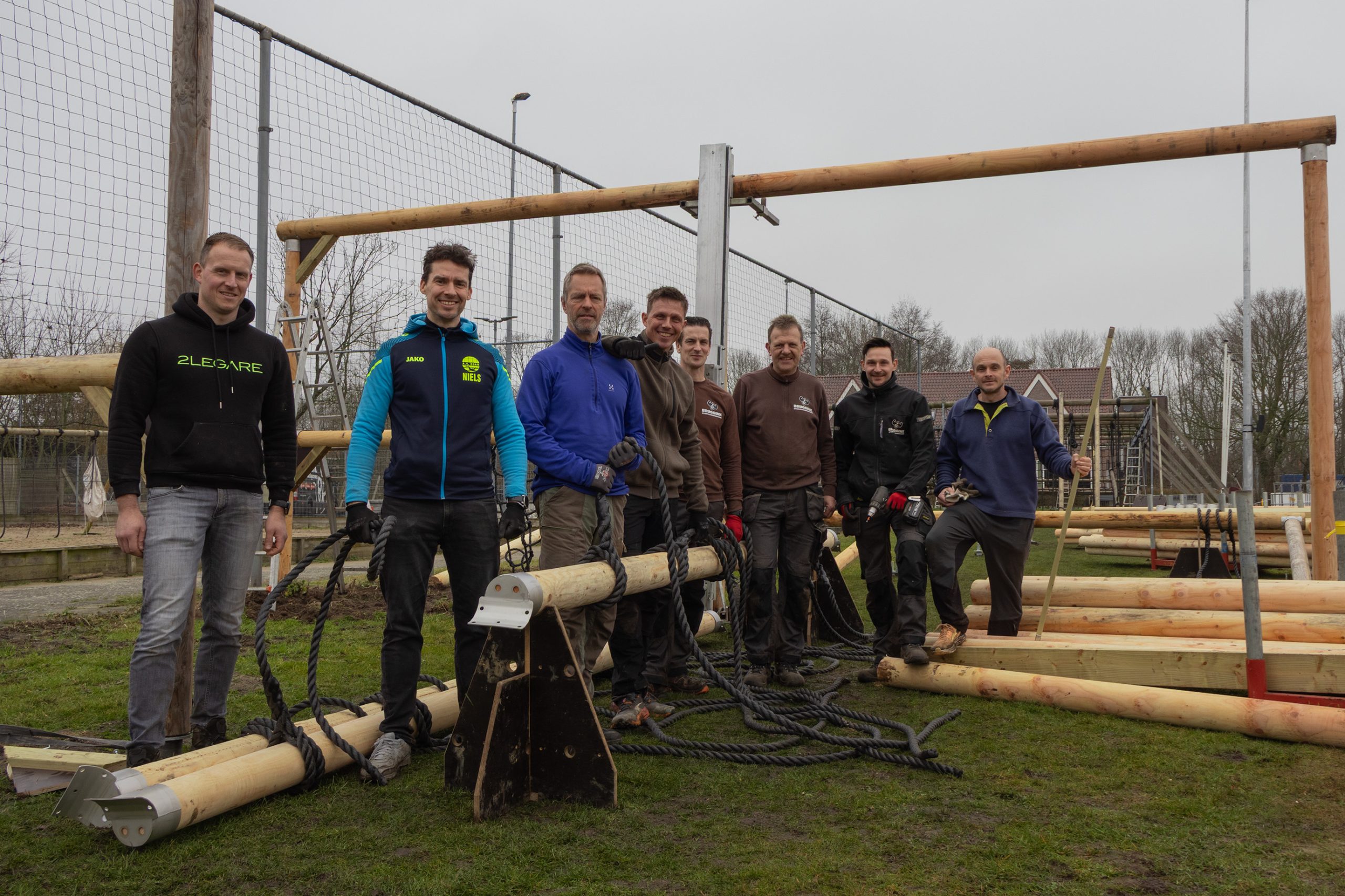 AV Edam kan door uitbreiding van de surivivalbaan jeugd en wedstrijdsporters meer bieden