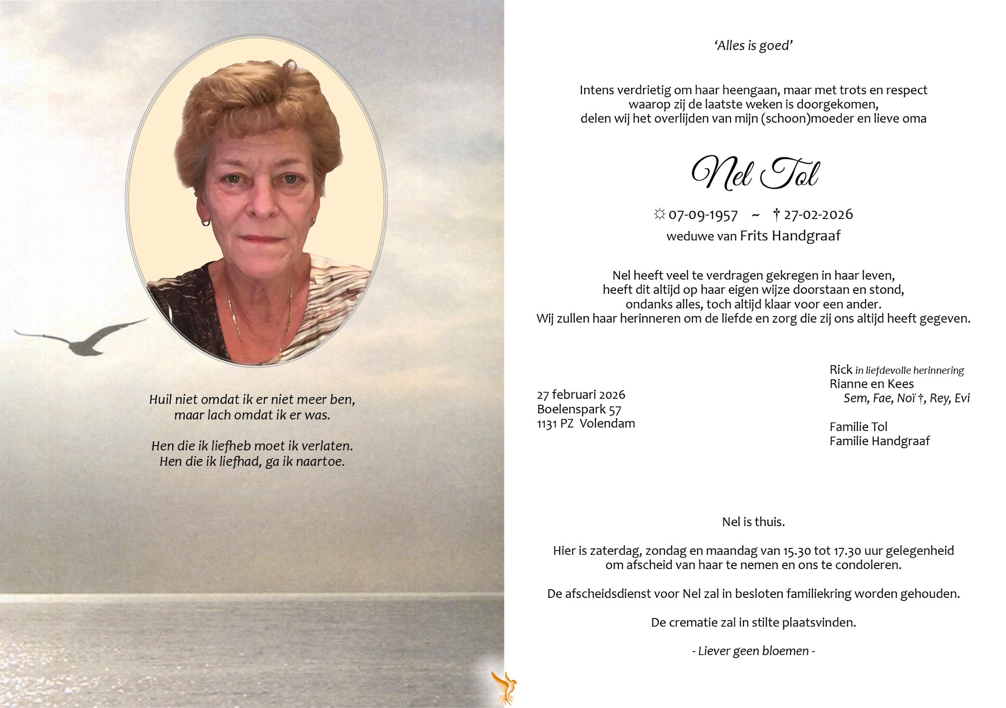 Mevr. N. Handgraaf – Tol