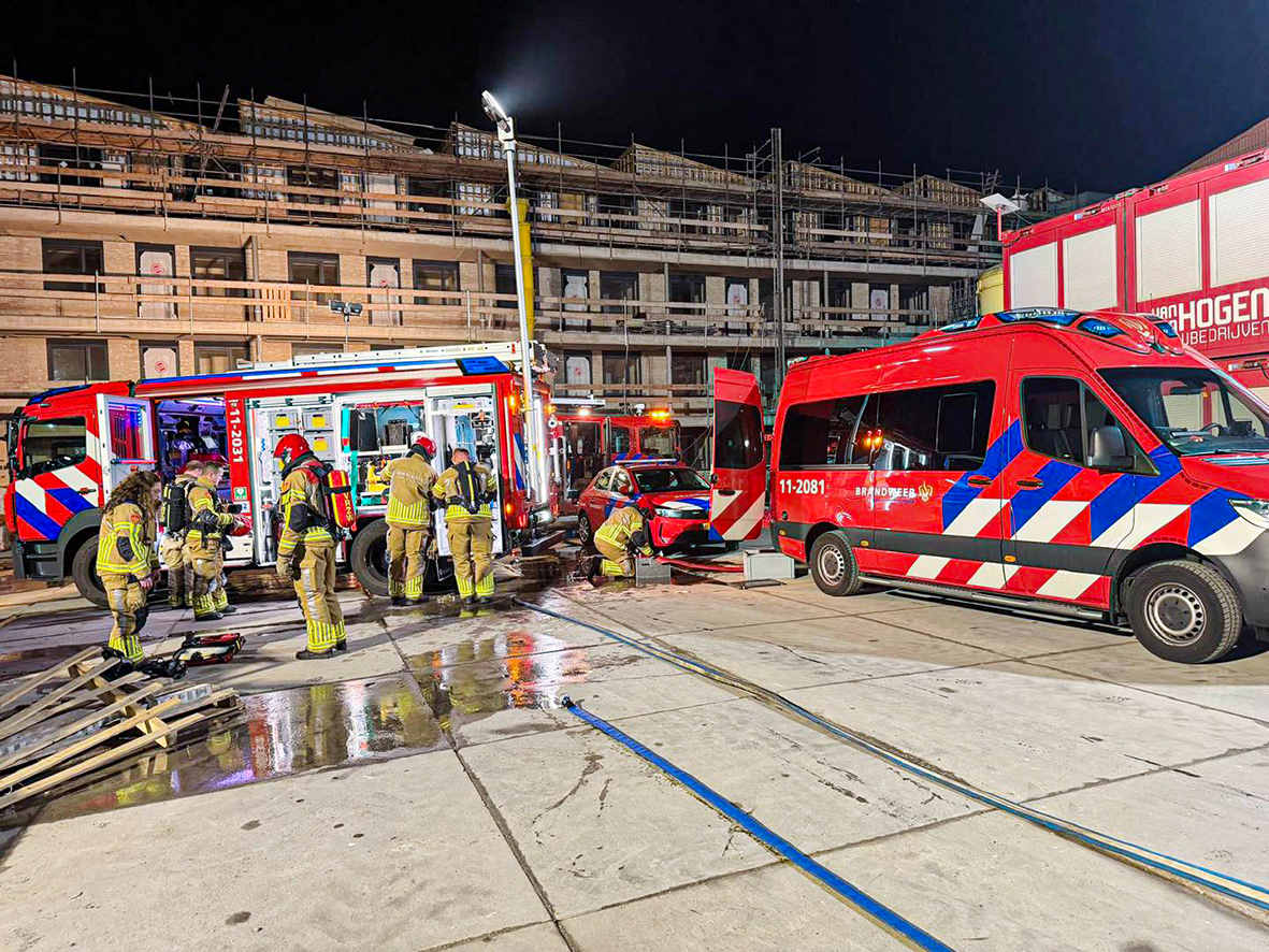 Bijzondere oefenlocatie voor Brandweer Volendam