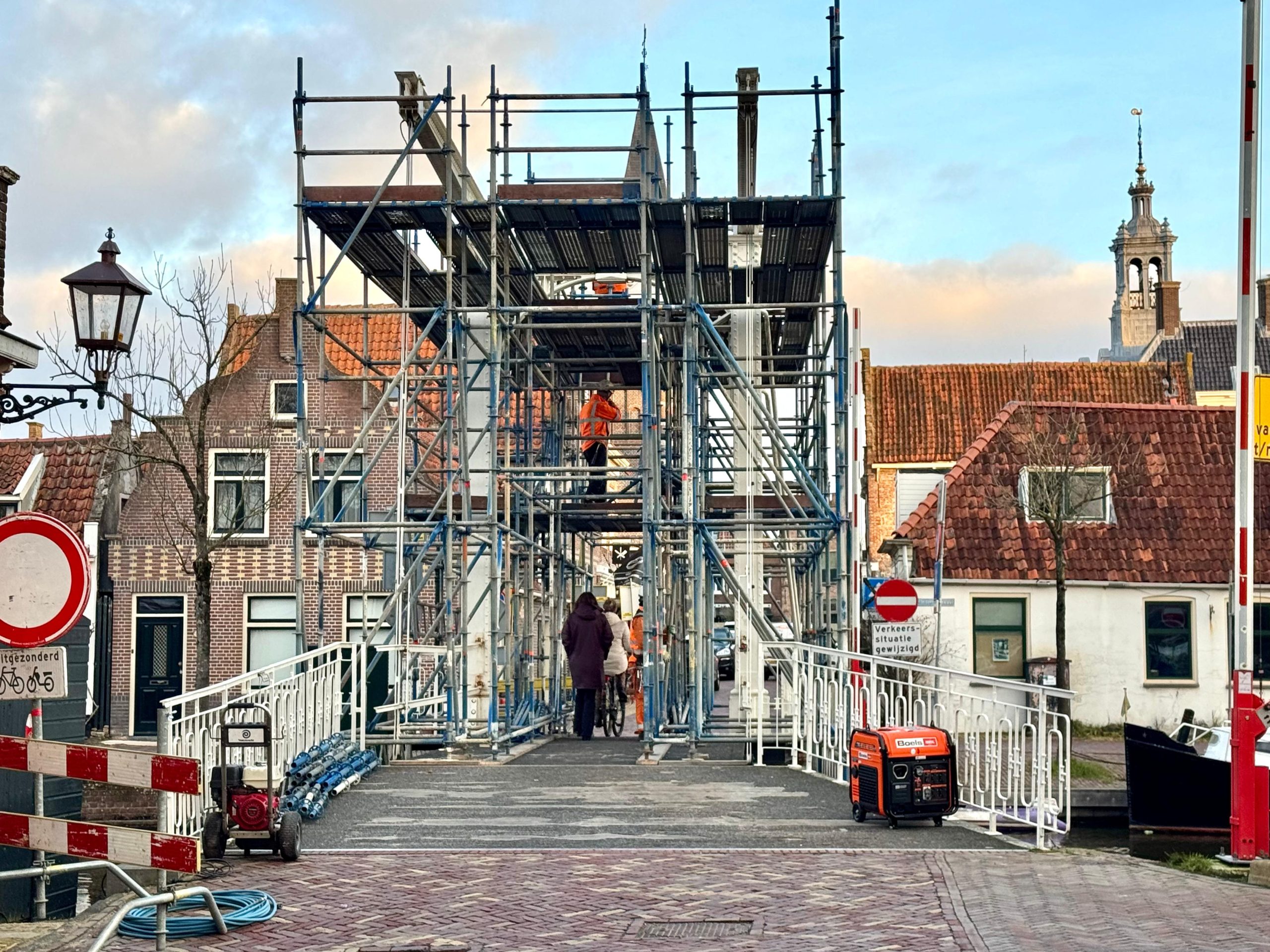 Baanbrug in Edam dicht voor groot onderhoud
