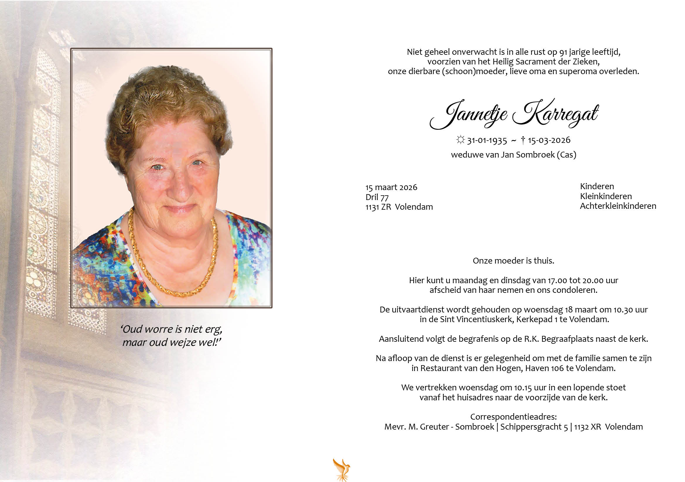 Mevr. J. Karregat