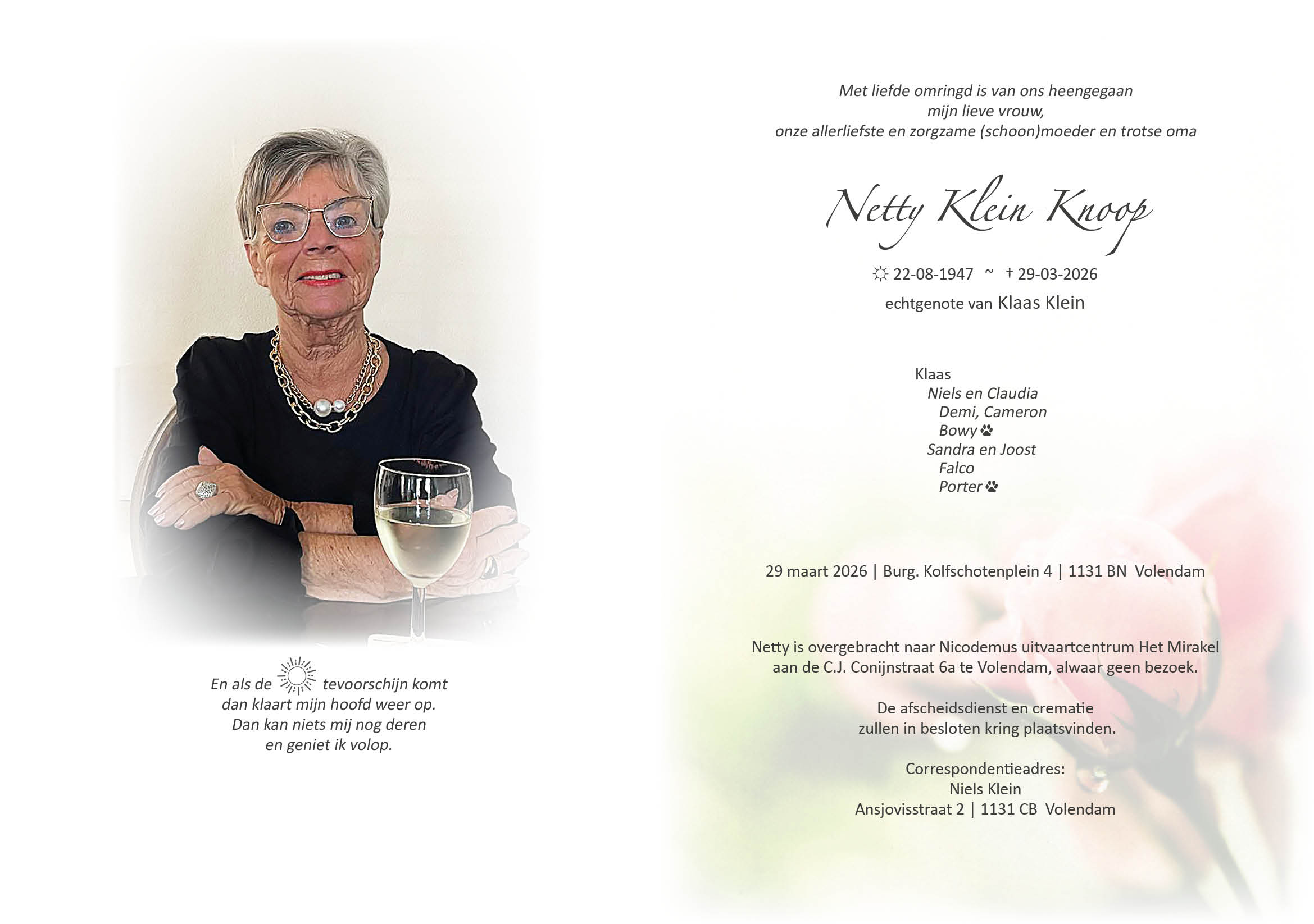 Mevr. N. Klein-Knoop