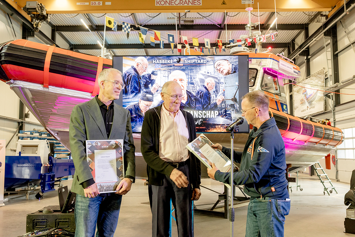 Habbeke Shipyard viert 60-jarig bestaan en neemt afscheid van oprichter Arie de Waart