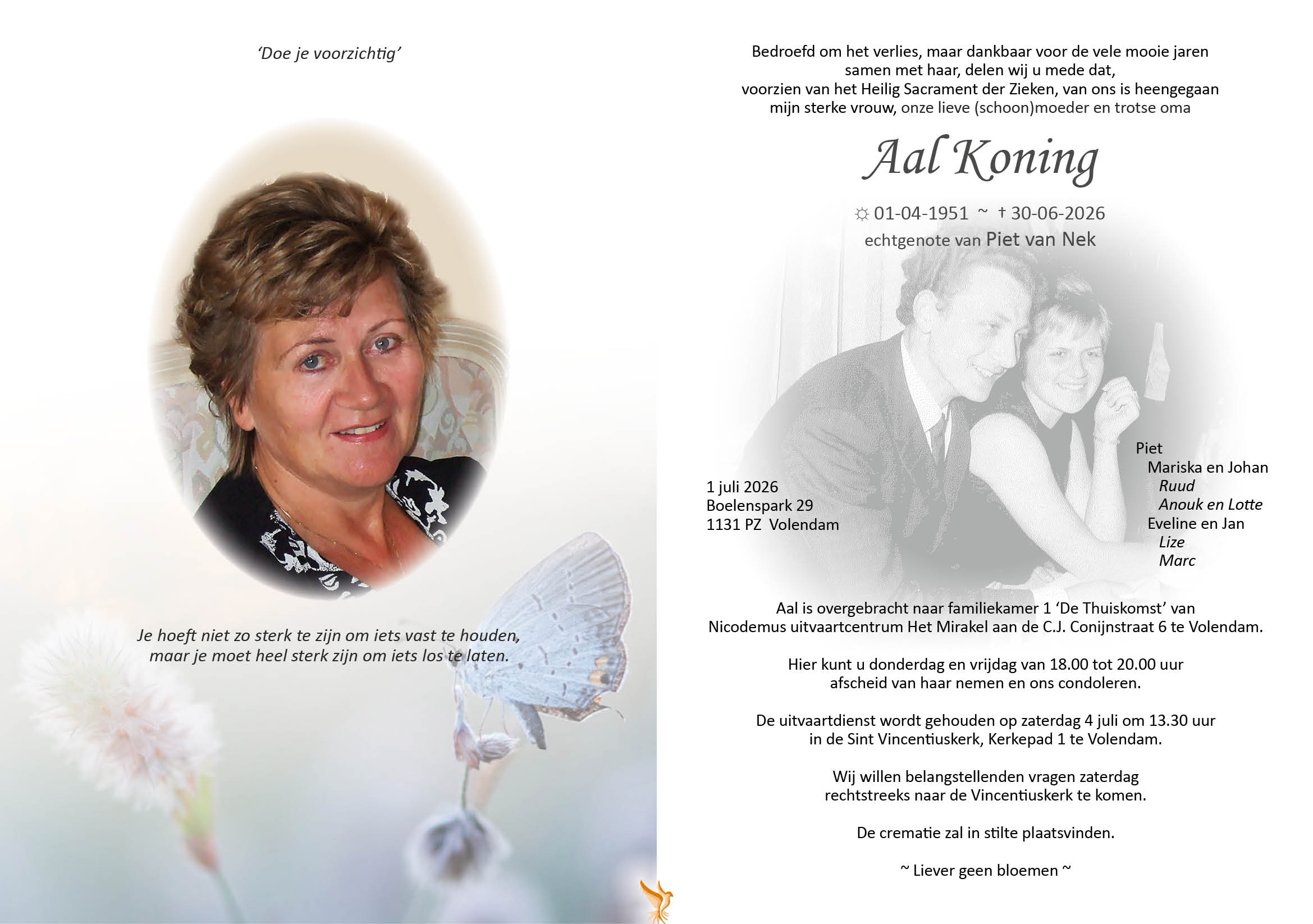 Mevr. A. van Nek – Koning