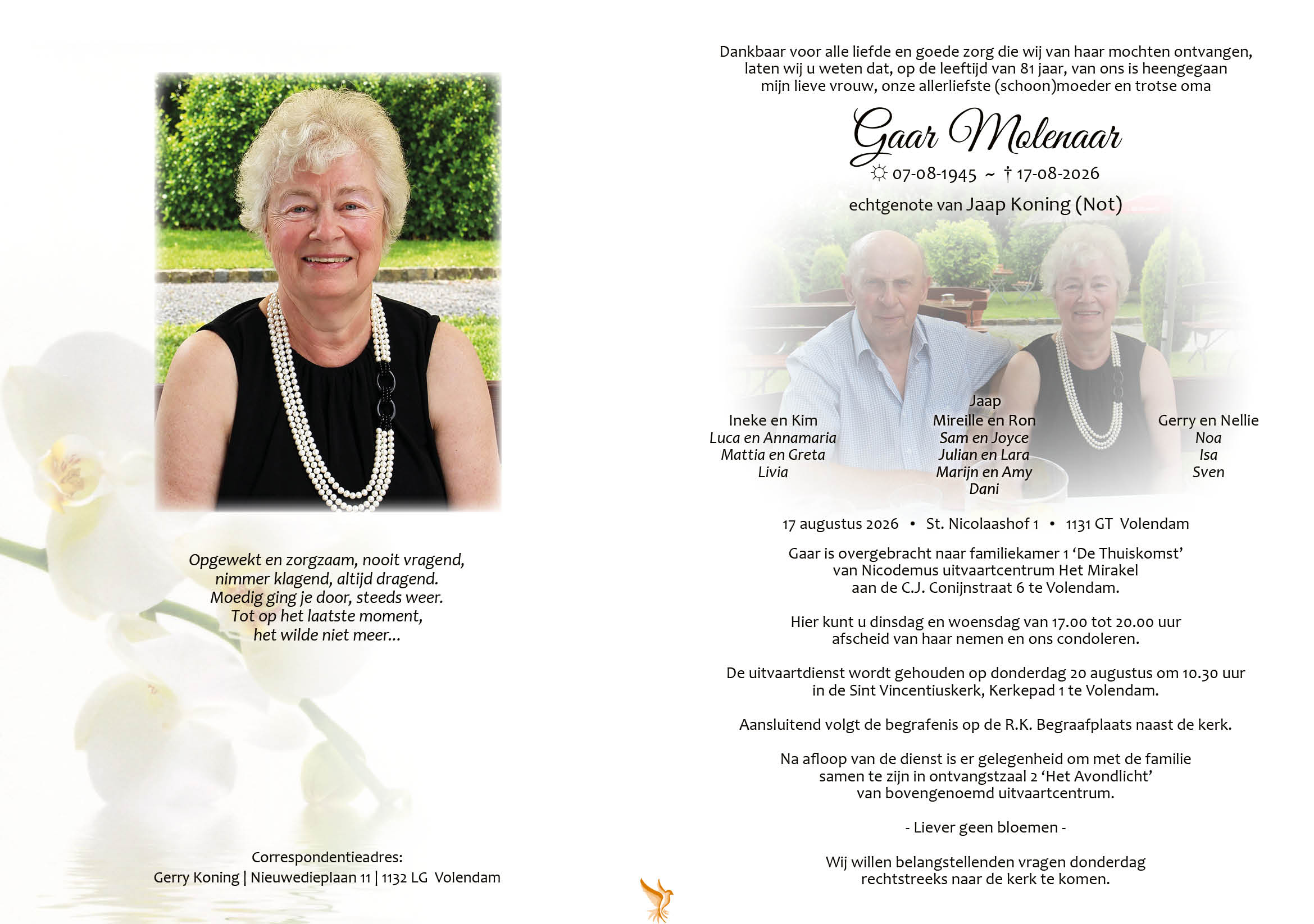 Mevr. G. Koning – Molenaar