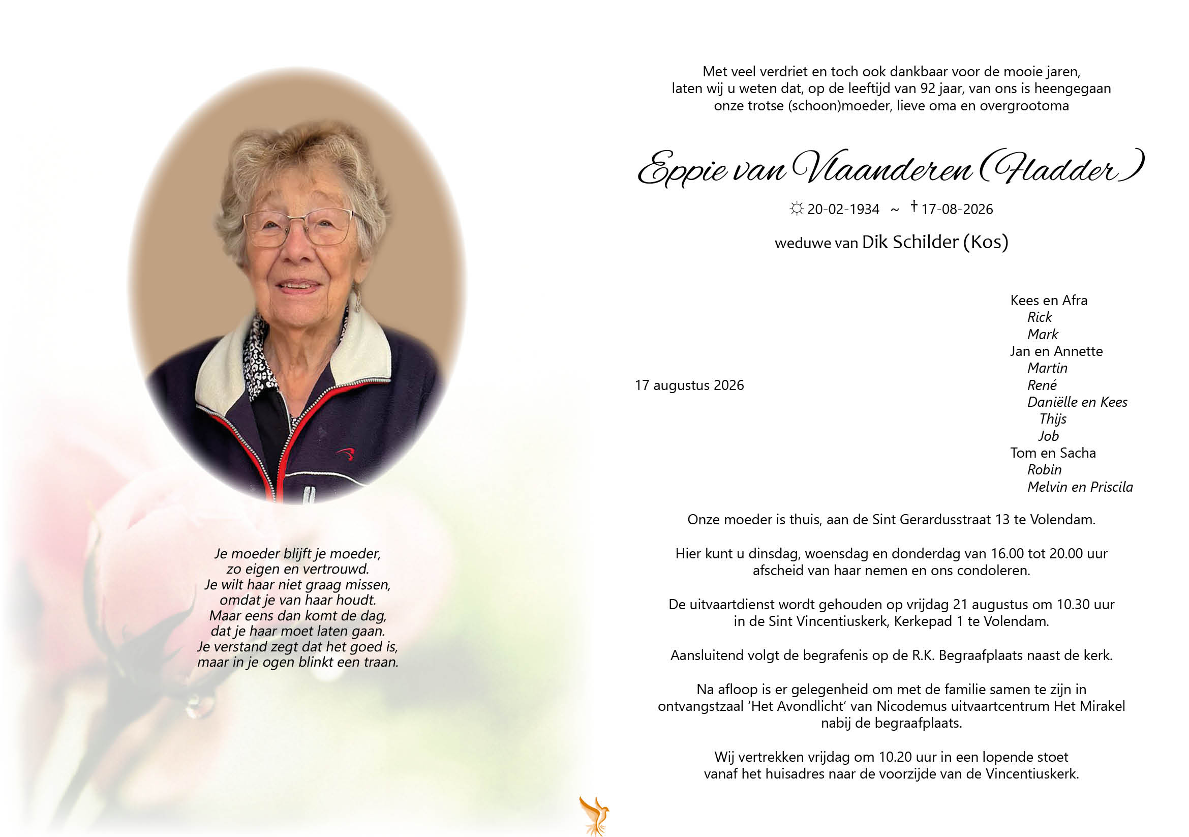 Mevr. E. Schilder-Van Vlaanderen