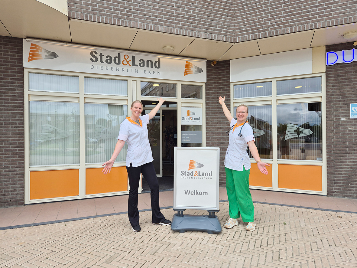 Dierenkliniek Stad en Land Volendam heropent haar deuren