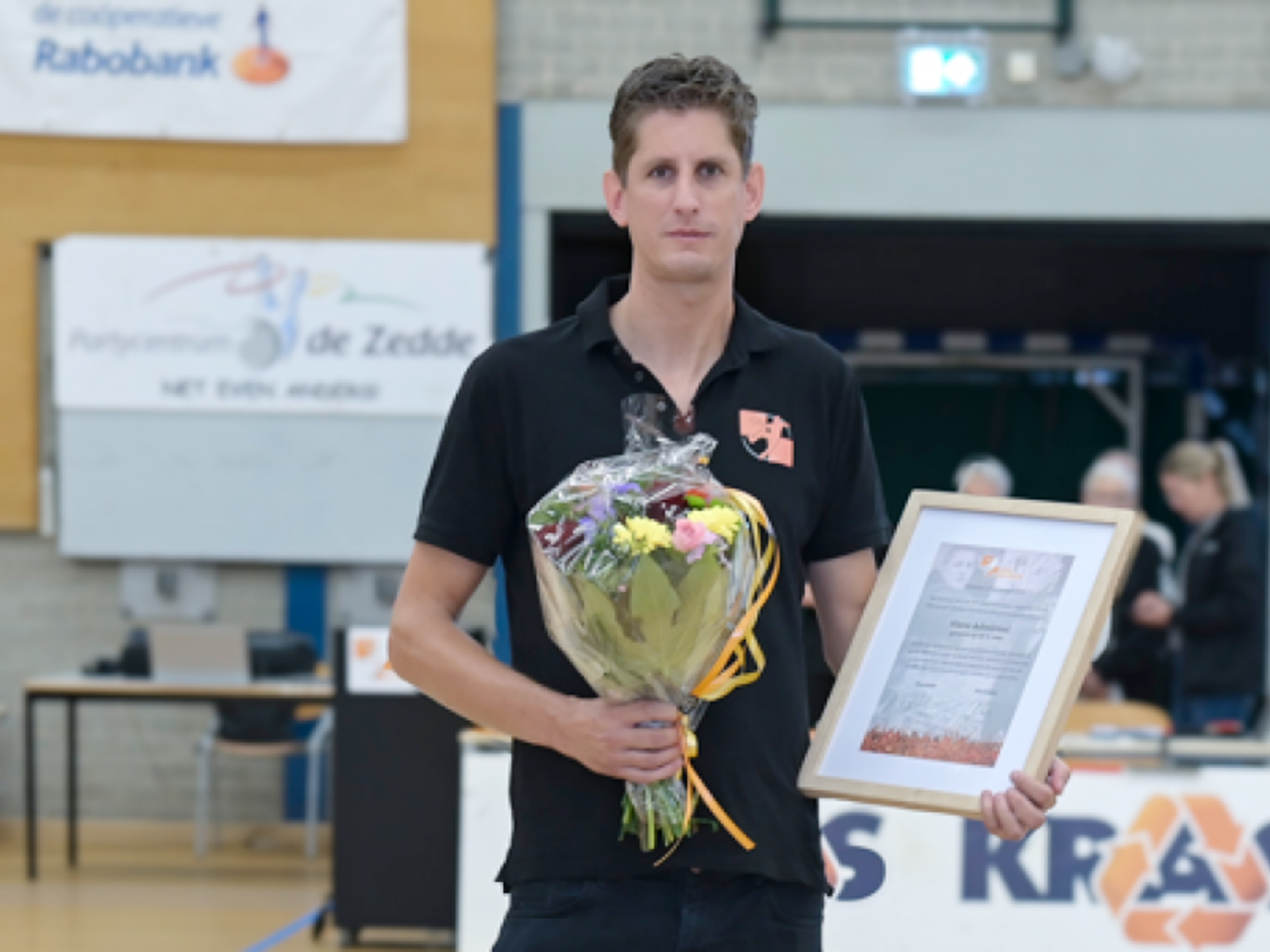 Trouwe vrijwilliger Hans Admiraal in het zonnetje gezet